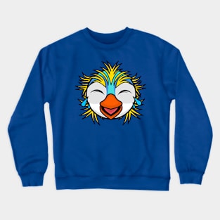 Laughing Super Penguin Crewneck Sweatshirt